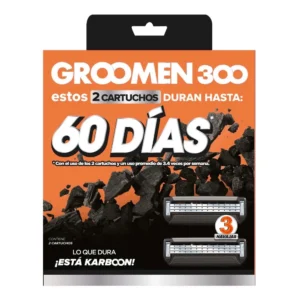 Repuesto Maquina de Afeitar Groomen 300 x 2 Unds(Sf) Maquinas