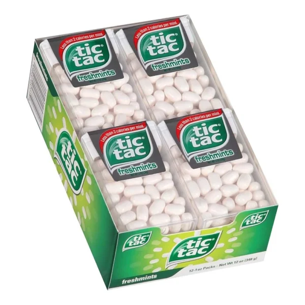 Tic Tac Menta Fresca 12 Unds Mentas