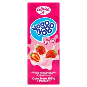 Yogo Yogo Alpina Fresa 185 Ml Lacteos