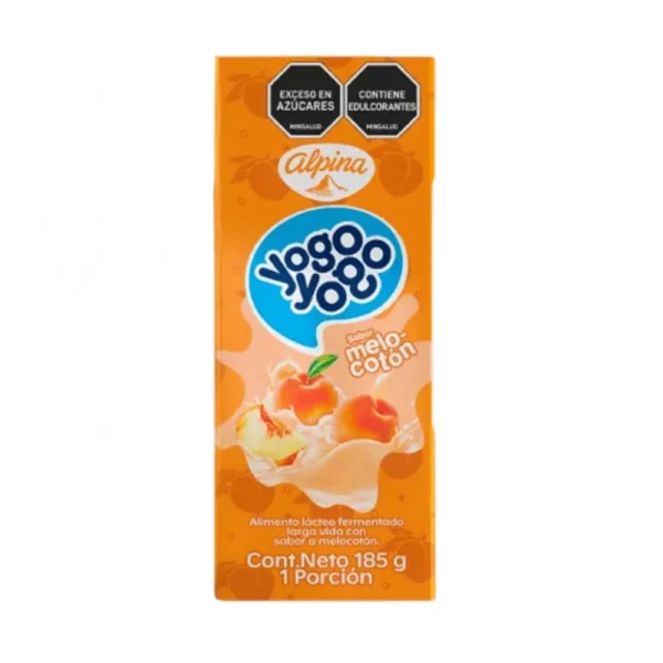 Yogo Yogo Alpina Melocoton 185 Ml Lacteos