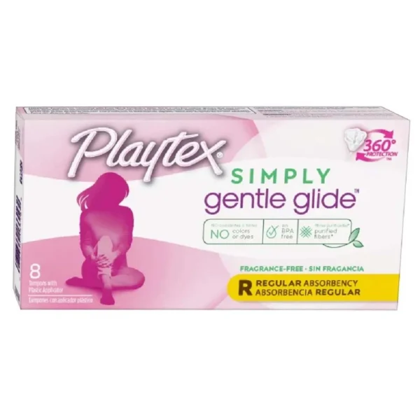 Tampones Playtex Simply Gentle Glide Regular 8 Und Tampones