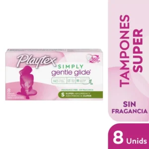 Tampones Playtex Simply Gentle Glide Super 8 Unds Tampones