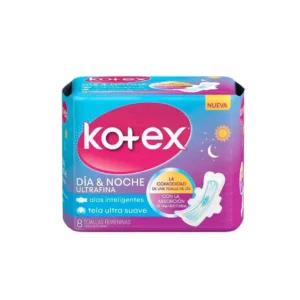 Toallas Higiénicas Kotex Dia Noche Ultrafina 8 Und