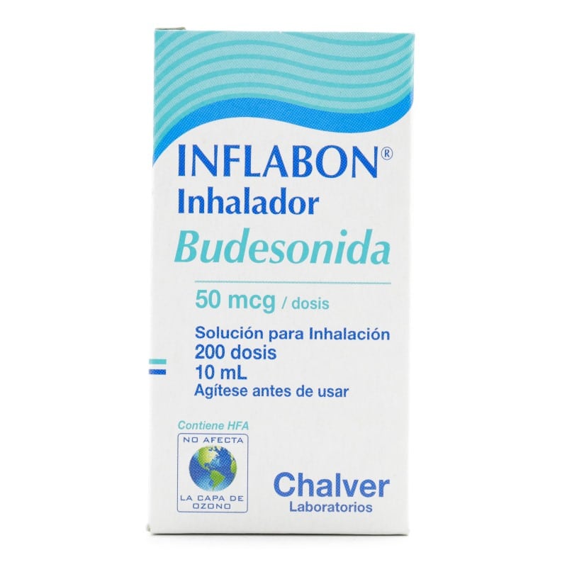 Inflabon Inhalador 50 Mcg 200 Dosis Budesonida
