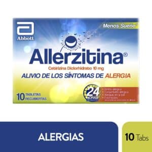 Allerzitina 10 Mg 10 Tabletas Cetirizina