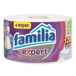 Papel higiénico de 4 hojas con 120 usos por rollo, Ideal para el cuidado personal y bienestar.