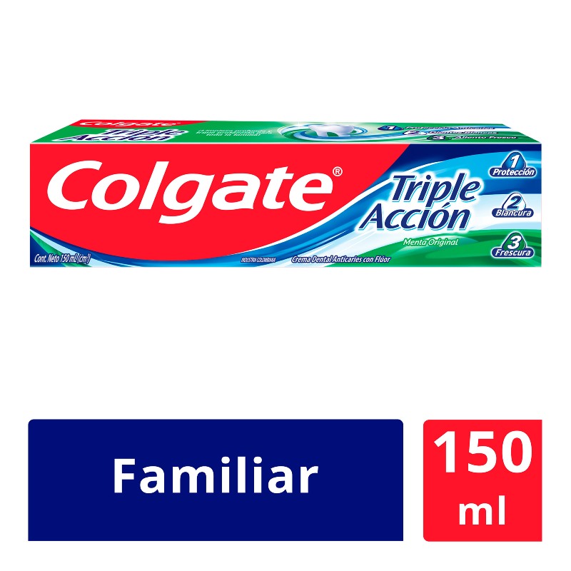Crema Dental Colgate Triple Accion 150 Ml