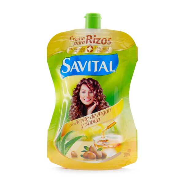 Crema Para Peinar Savital Aceite de Argan 90 Ml