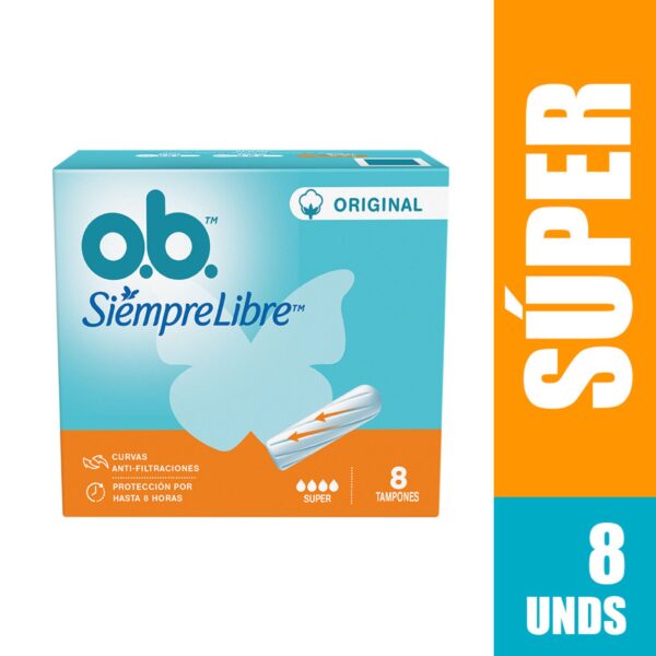 Tampon Ob Siempre Libre Original Super 8 Und
