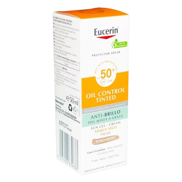 Eucerin Solar Oil Seco Tono Medio 50Ml