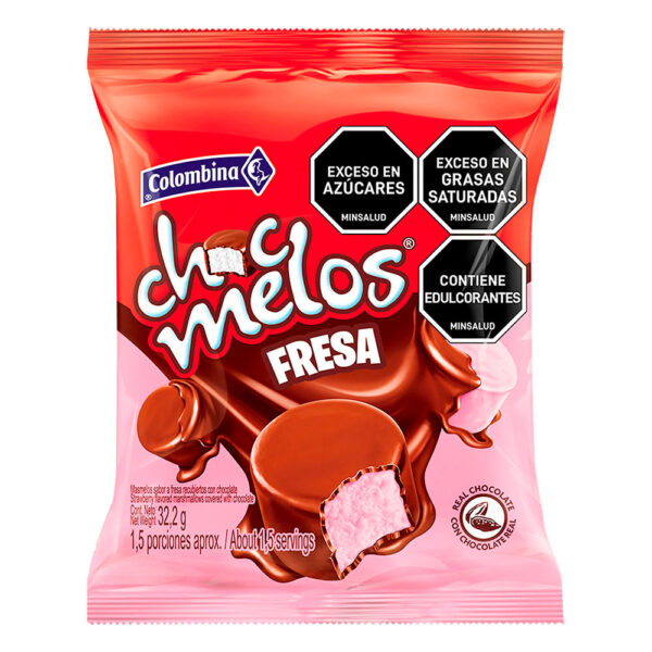 Chocmelos Fresa 32.2 Gr Chocolates