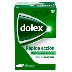 Dolex 500 mg 200 Tabletas Acetaminofen