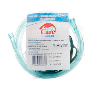 Kit De Nebulizacion Pediatrico Fast Care Icom Aerochamber