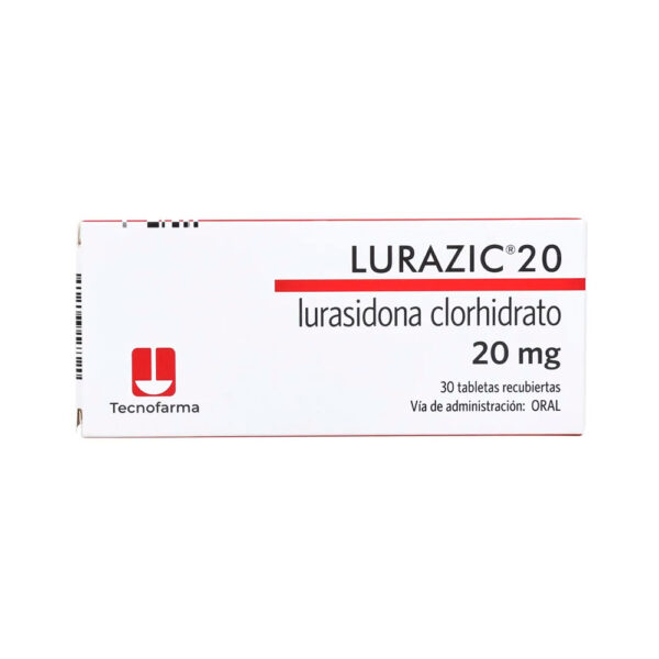 Lurazic 20 Mg 30 Tabletas Lurasidona