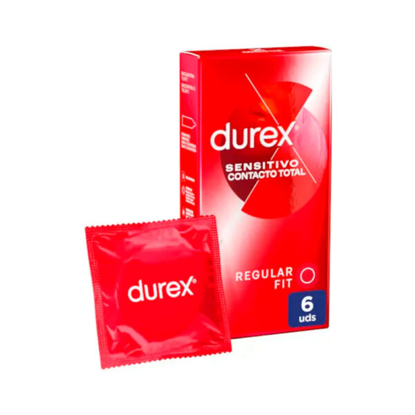 Condones Durex Sensitivo Delgado 6 Uds Preservativos