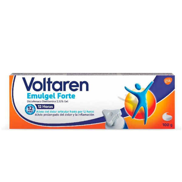 Voltaren 12 Horas Forte 100 Gr Diclofenaco Sodico