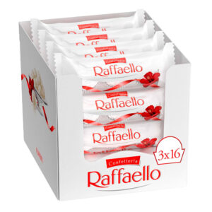 Ferrero Raffaello Tripack 16 paquetes por 3 und
