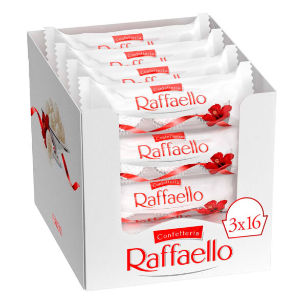 Ferrero Raffaello Tripack 16 paquetes por 3 und