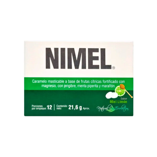 Nimel Miel Limon 12 Tabletas Masticables