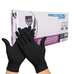 Guante Nitrilo Precision Negro S 100 Unidades