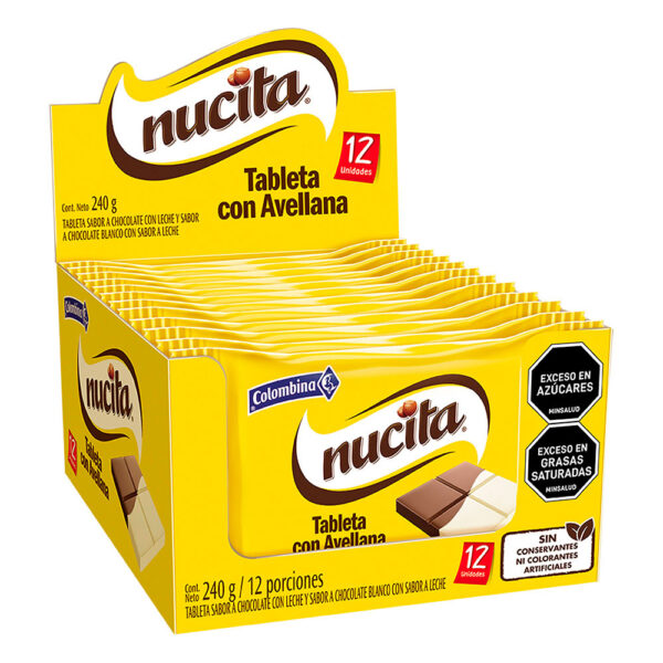 Nucita Chocolatina 12 Unidades 20 Gr