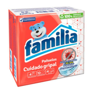 Panuelos Familia Cuidado Gripal 4 Unidades