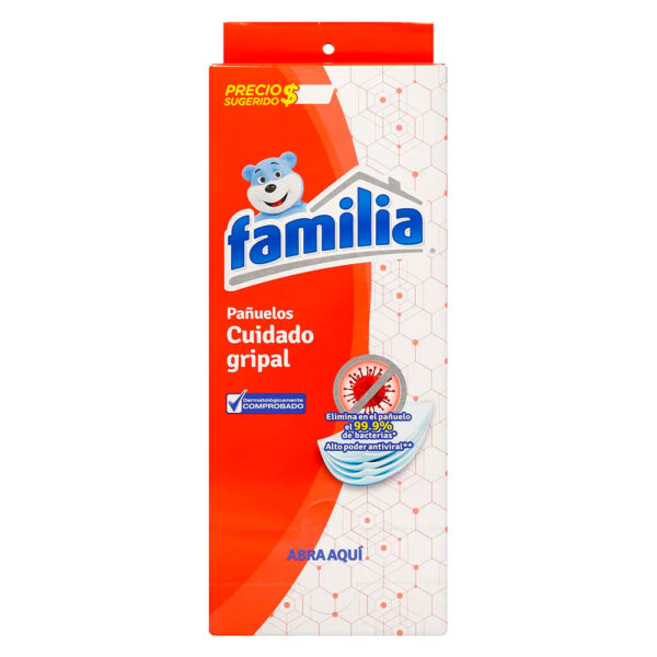 Panuelos Familia Cuidado Gripal Display 10 Unidades