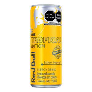 Red Bull Tropical 250 Ml Agua Carbonatada-Vitaminas-Cafeina