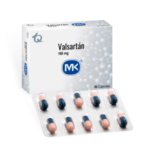 Valsartan 160 Mg 30 Tabletas Mk