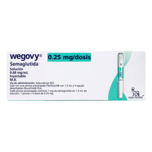Wegovy 0.25 Mg Solucion Inyectable
