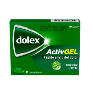Dolex Activgel 10 Capsulas Liquidas Acetaminofen