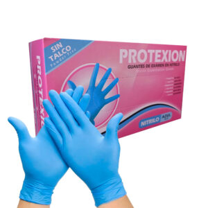 Guante Examen Nitrilo Protex Talla S 100 Unidades