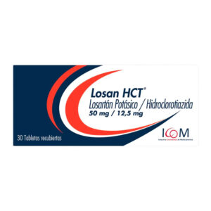 Losan Hct 50 Mg/12.5 Mg 30 Tabletas Icom
