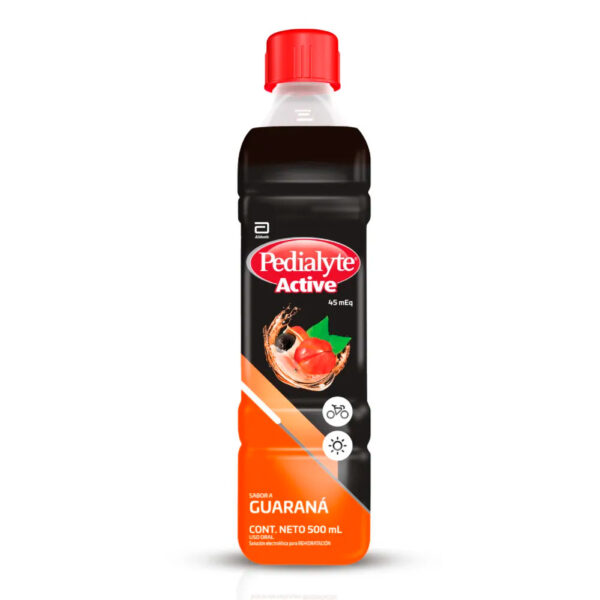 Pedialyte Active 45 Guarana 500 Ml Suero