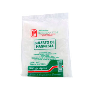 Sulfato De Magnesia 500 Gr Promegan